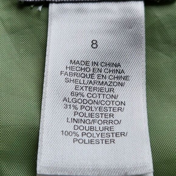 Emma James Blazer Size 8 Green Front Buttons With Pockets 3/4 Sleeves - Picture 9 of 11